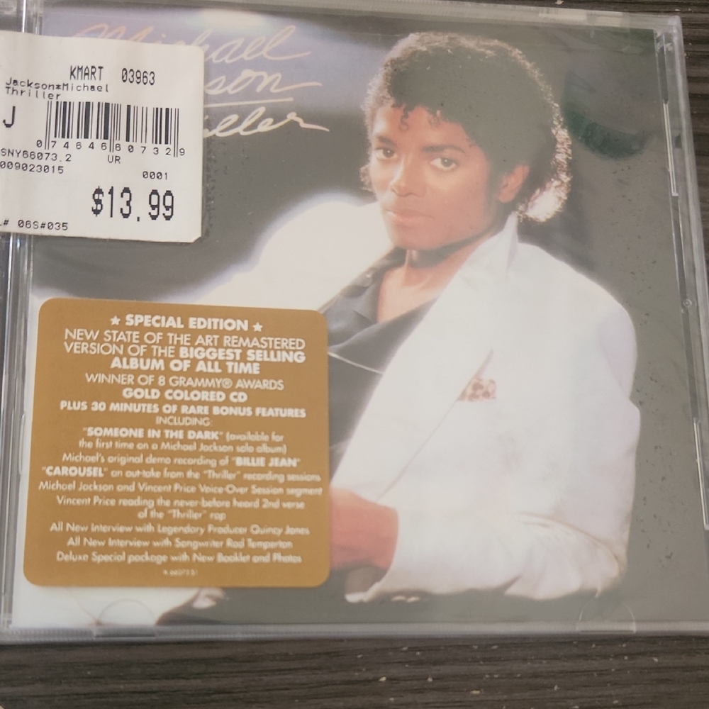 Michael Jackson Thriller Special Edition CD